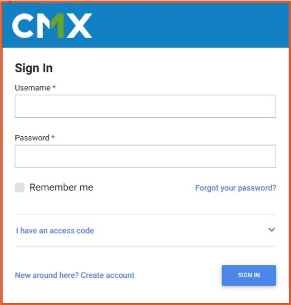 SQFI Assessment DB Login Screen
