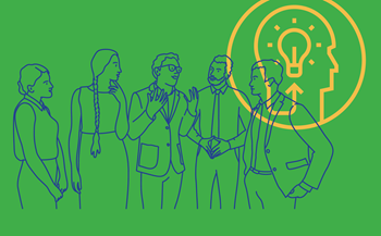 Illustration of businesspeople