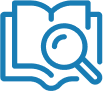 icon of book lens